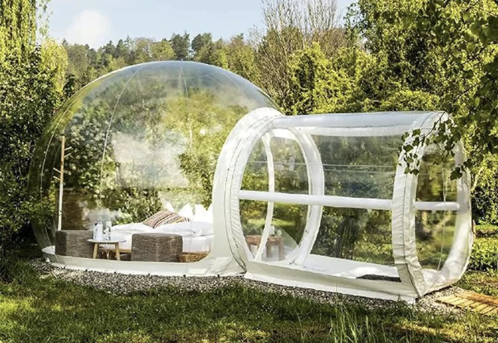 outdoor bubble tent